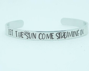 Let the Sun Come Streaming In Cuff Bracelet