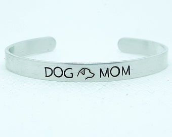 Dog Mom Cuff Bracelet