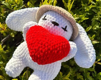 Bad bunny plushie, crochet bad bunny, bad bunny plush, amigurumi bad bunny, bad bunny merch, bebesota, bebecita, Benito bunny, YHLQMDLG