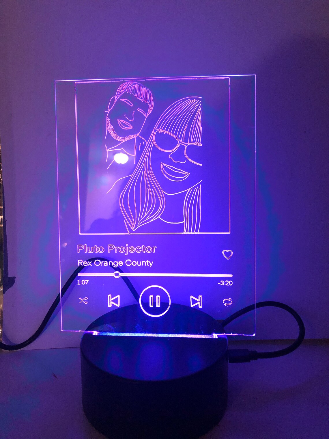 Custom Spotify LED Light LED Photo LED Light Picture Light Etsy