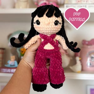 Crochet Singer doll pattern, Tejano singer doll pattern, Texas singer crochet pattern, singer crochet doll pattern, Hispanic singer crochet
