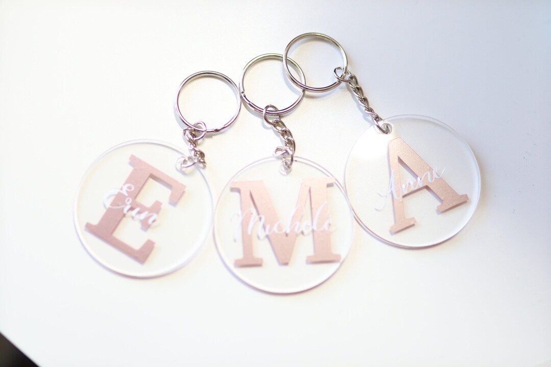 Acrylic Keychain, Personalized Keychain, Keychain Made From Acrylic