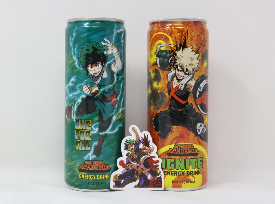 MHA Heroes Rising Energy Drinks Etsy