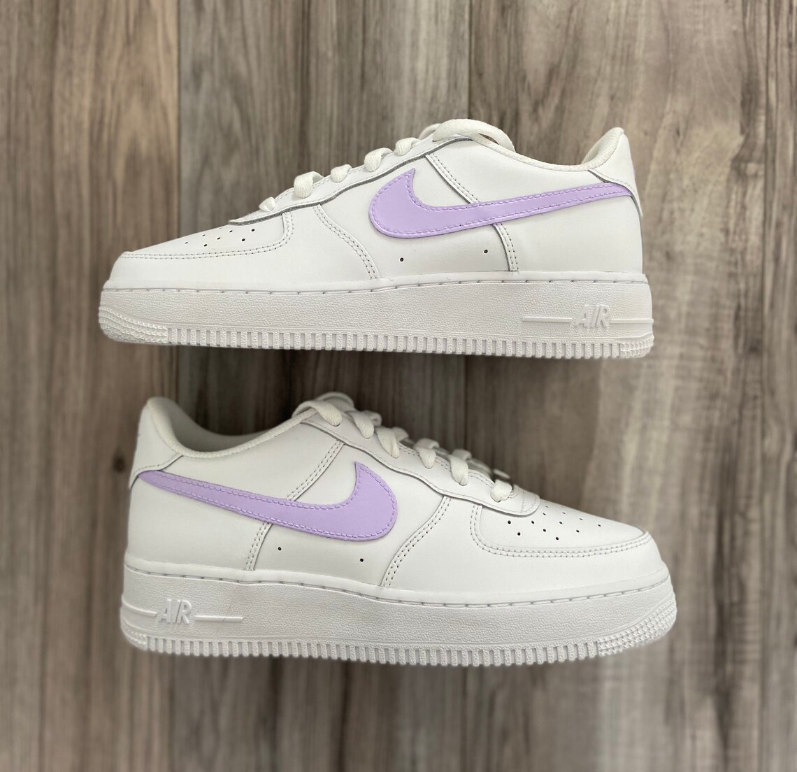 purple tick air force 1