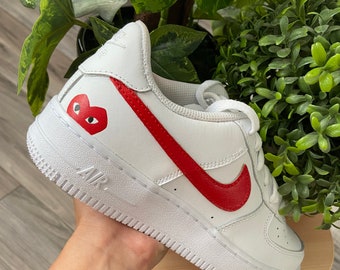 air force 1 comme des garcons heart