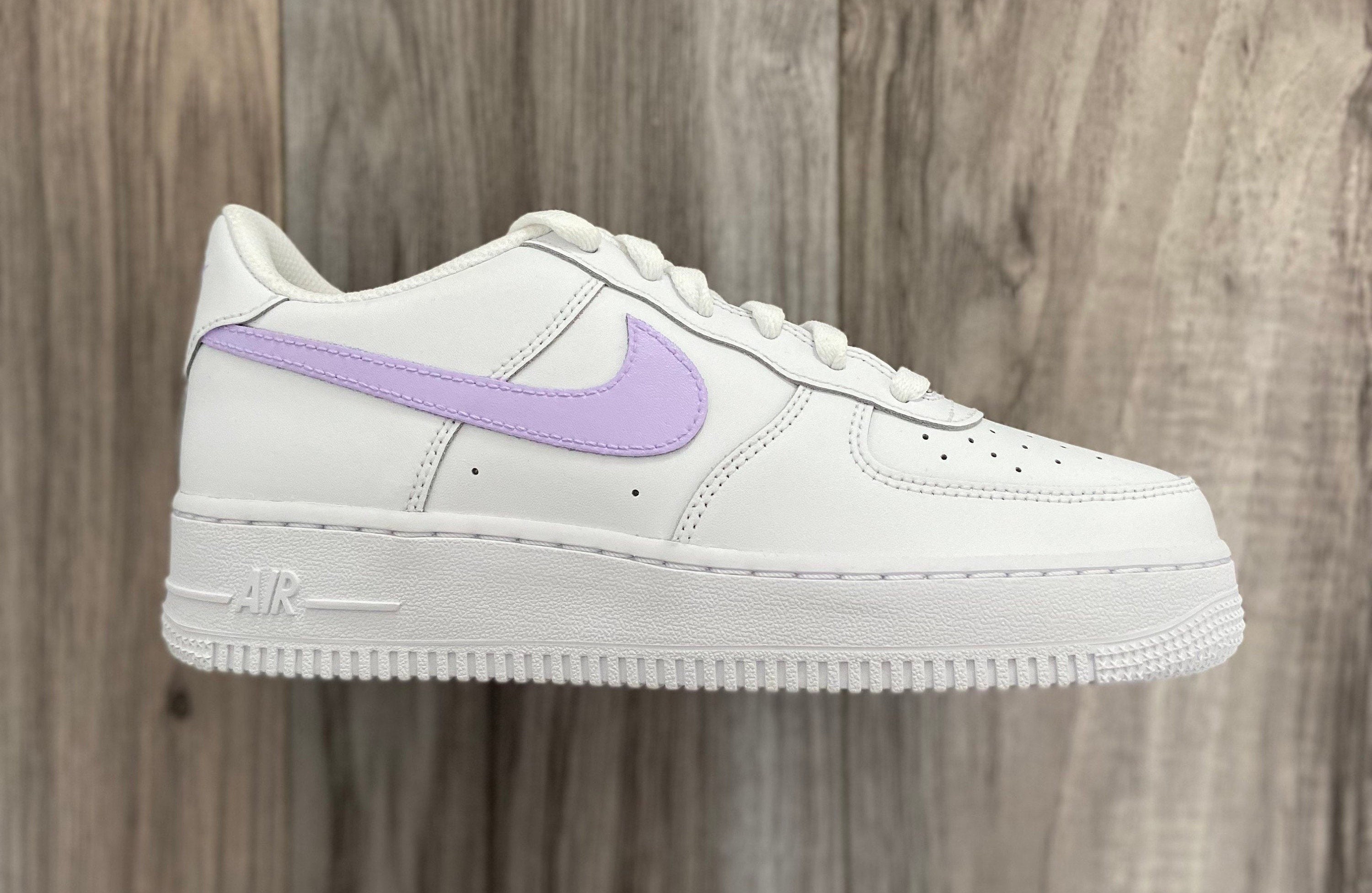 Custom Purple Lilac Tick Air Force | Etsy