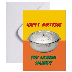 Tarjeta de felicitación Craven Smaddy A5 con sobre