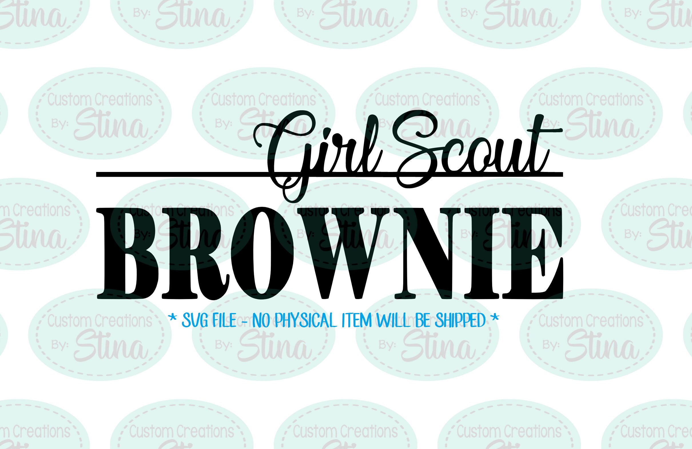Girl Scout SVG Brownie Troop Pride Girl Scout Pride Etsy