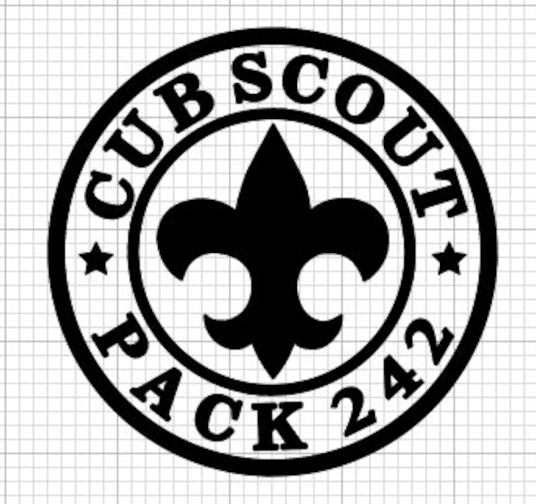 Cub Scout Boy Scout Ironon Decal Iron on Decals Troop Pride