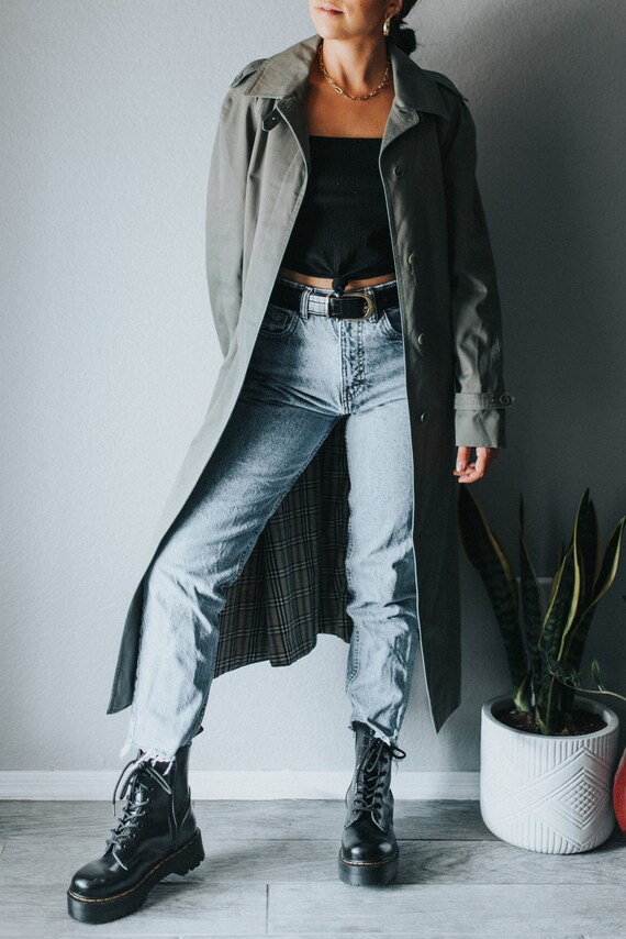 Vintage Trench Coat Ankle Length Dannimac with Bel