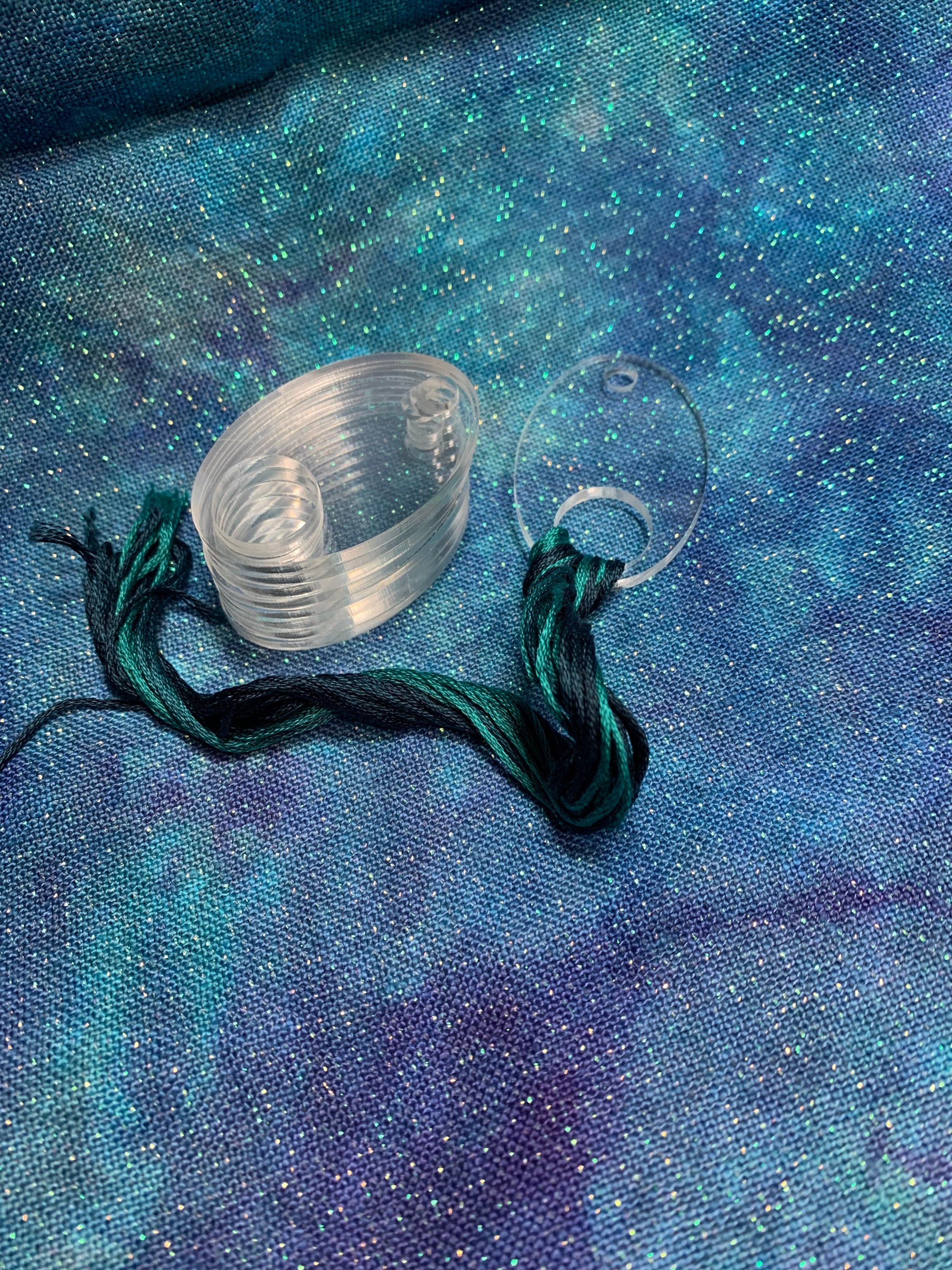 Clear Acrylic Thread Drops Etsy