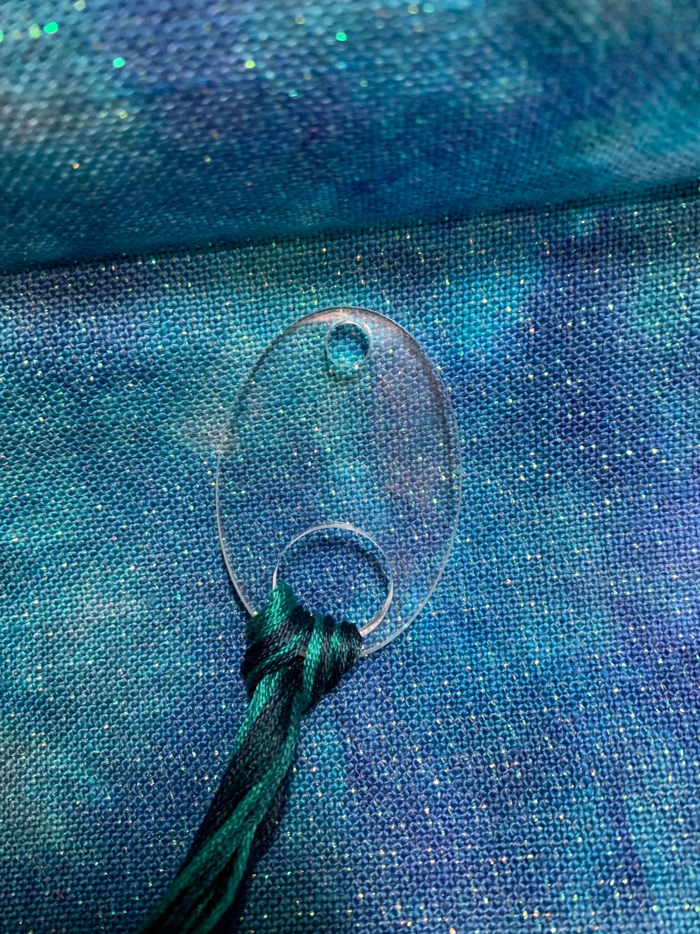 Clear Acrylic Thread Drops Etsy