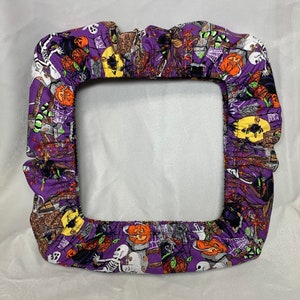 Halloween Town fabric grime guard.