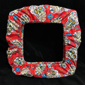 Sugar Skull fabric grime guard. HALLOWEEN