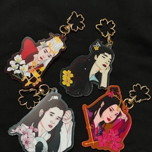 Faraway Floral Keychains