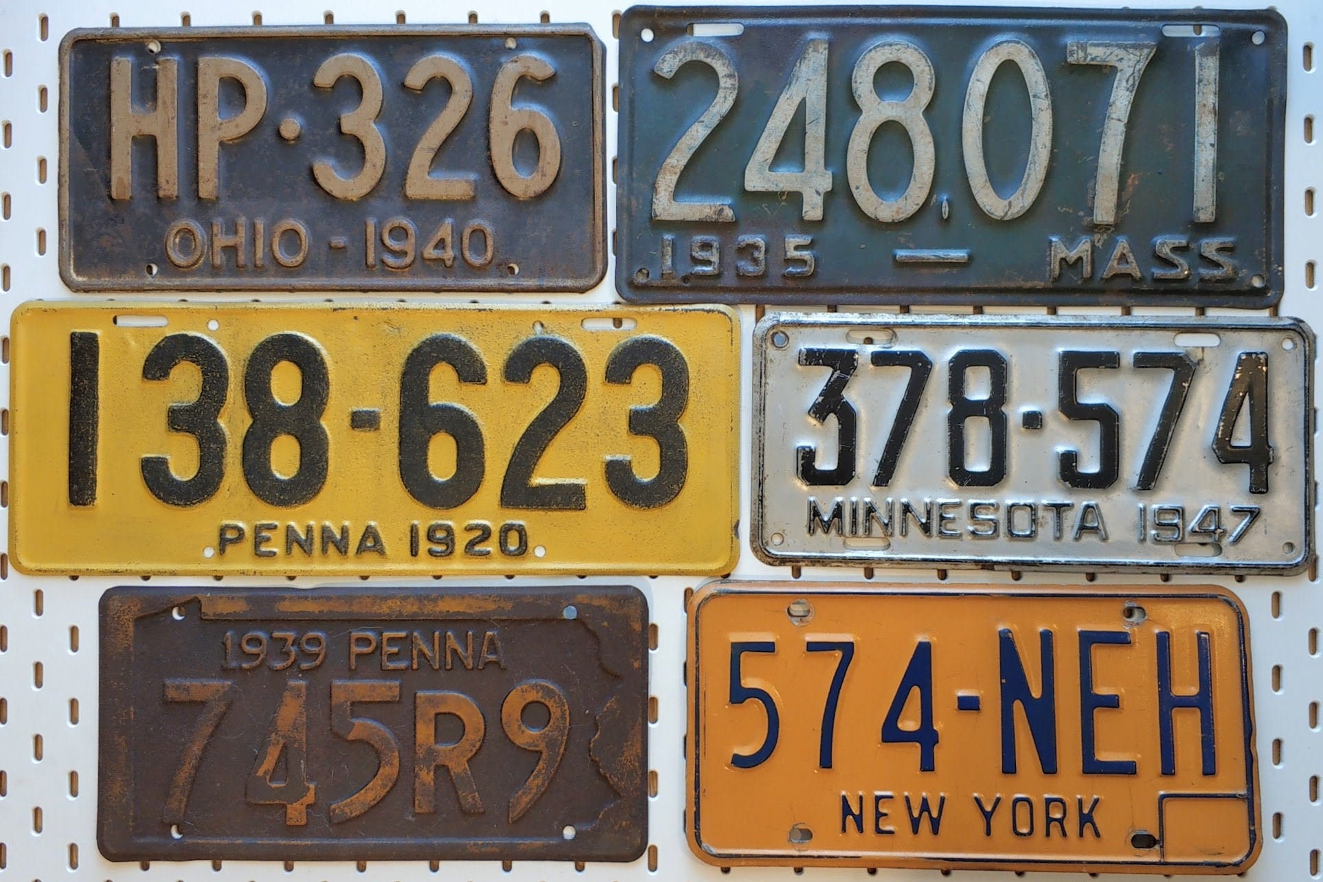 Old Ohio License Plates for sale Only 2 left at 75