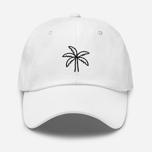 Palm Tree Baseball Hat - Cute hat - Summer Beach Hats