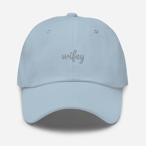 Wifey Baseball Hat, Embroidered Dad Cap • Mrs Bride Married • Bride to be • Bachelorette