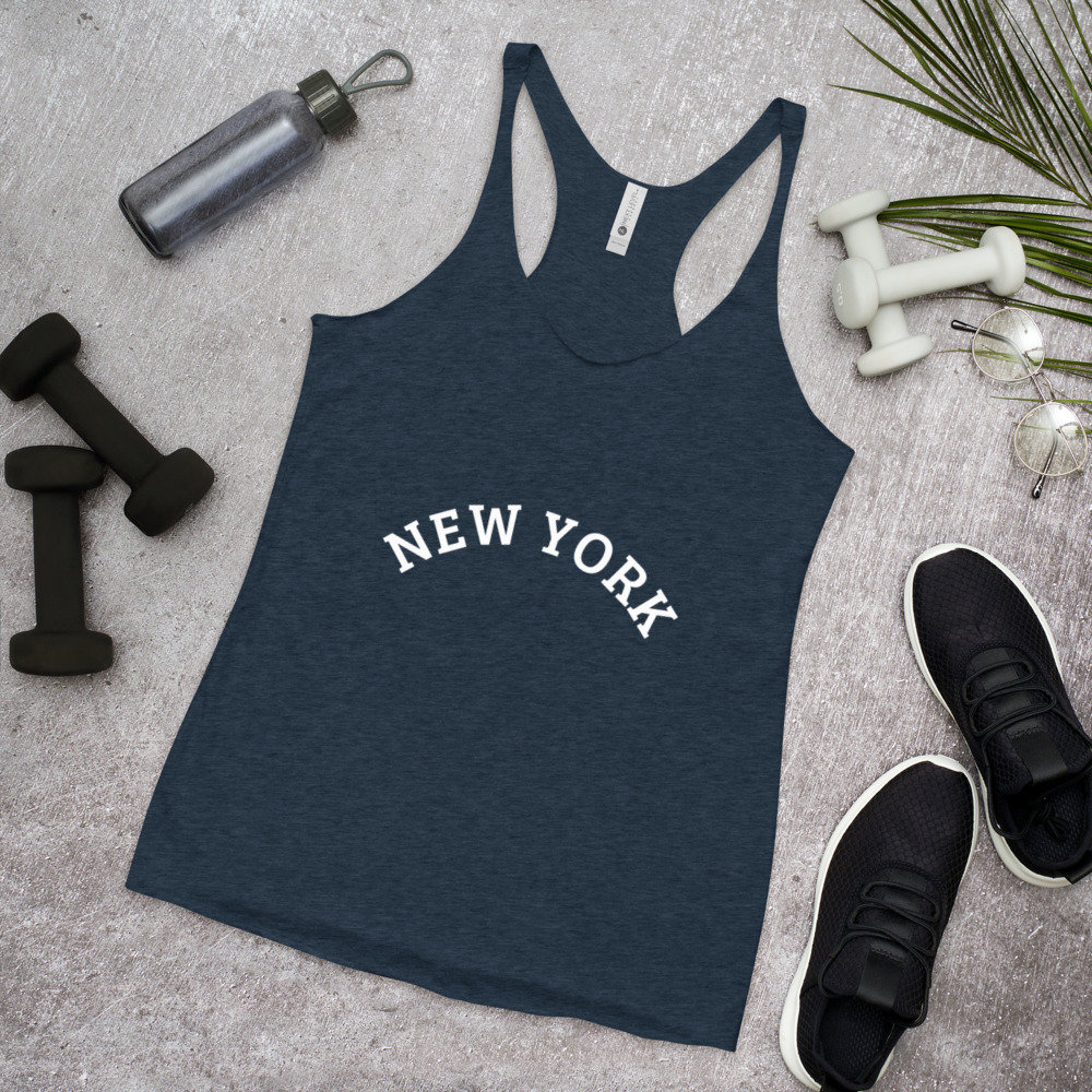 New York Racerback Tank, workout t-shirt, New York, gifts for her