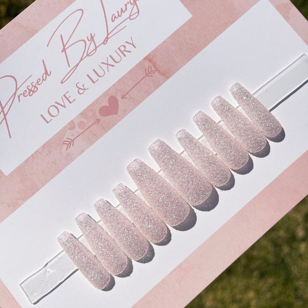 Glue on Acrylic Nails Etsy