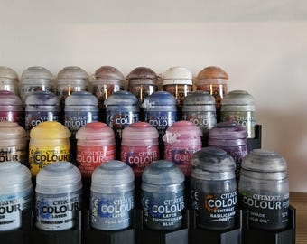 Estantes de pintura modulares para botes de pintura Citadel/Vallejo/Army Painter