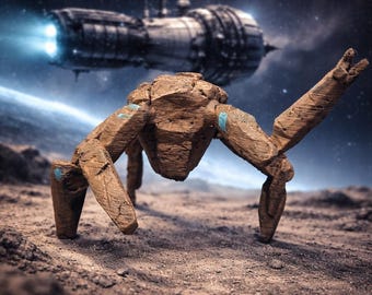 Rocky Figure from Project Hail Mary – Sci-Fi Alien Creature Model