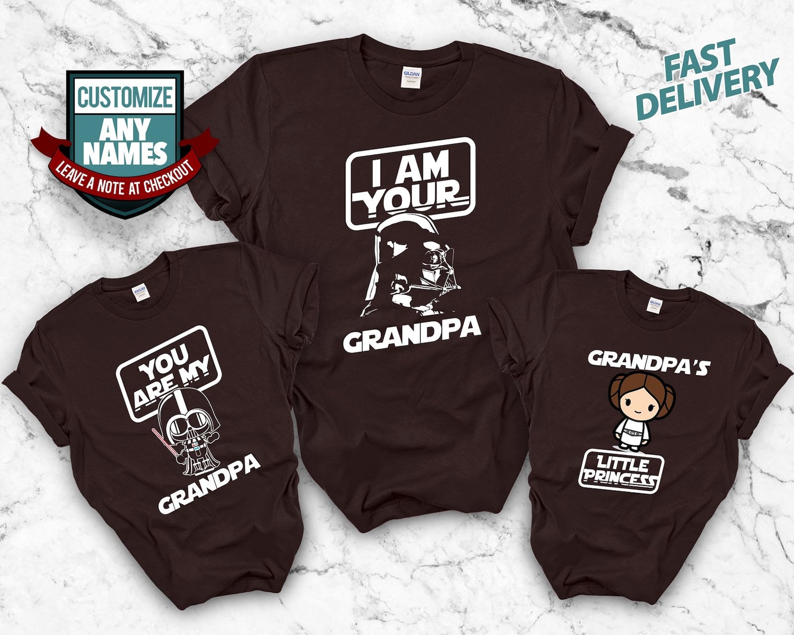 grandad and grandson matching shirts