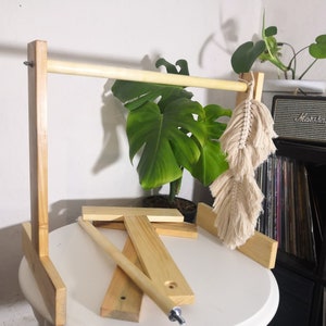 Macrame Workstation Table Stand | Easy to Use | Perfect for workshops and home use