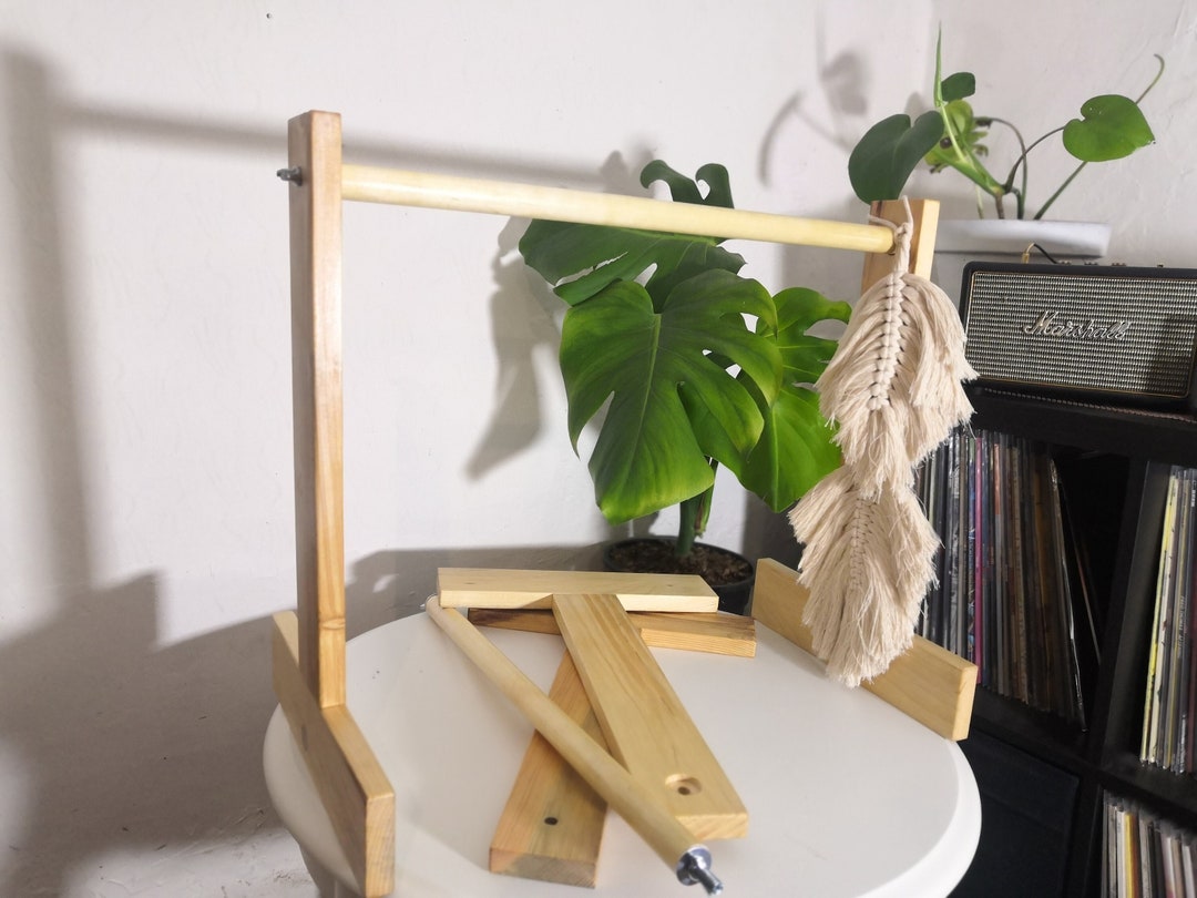 Macrame Workstation Table Stand Easy to Use Perfect for and