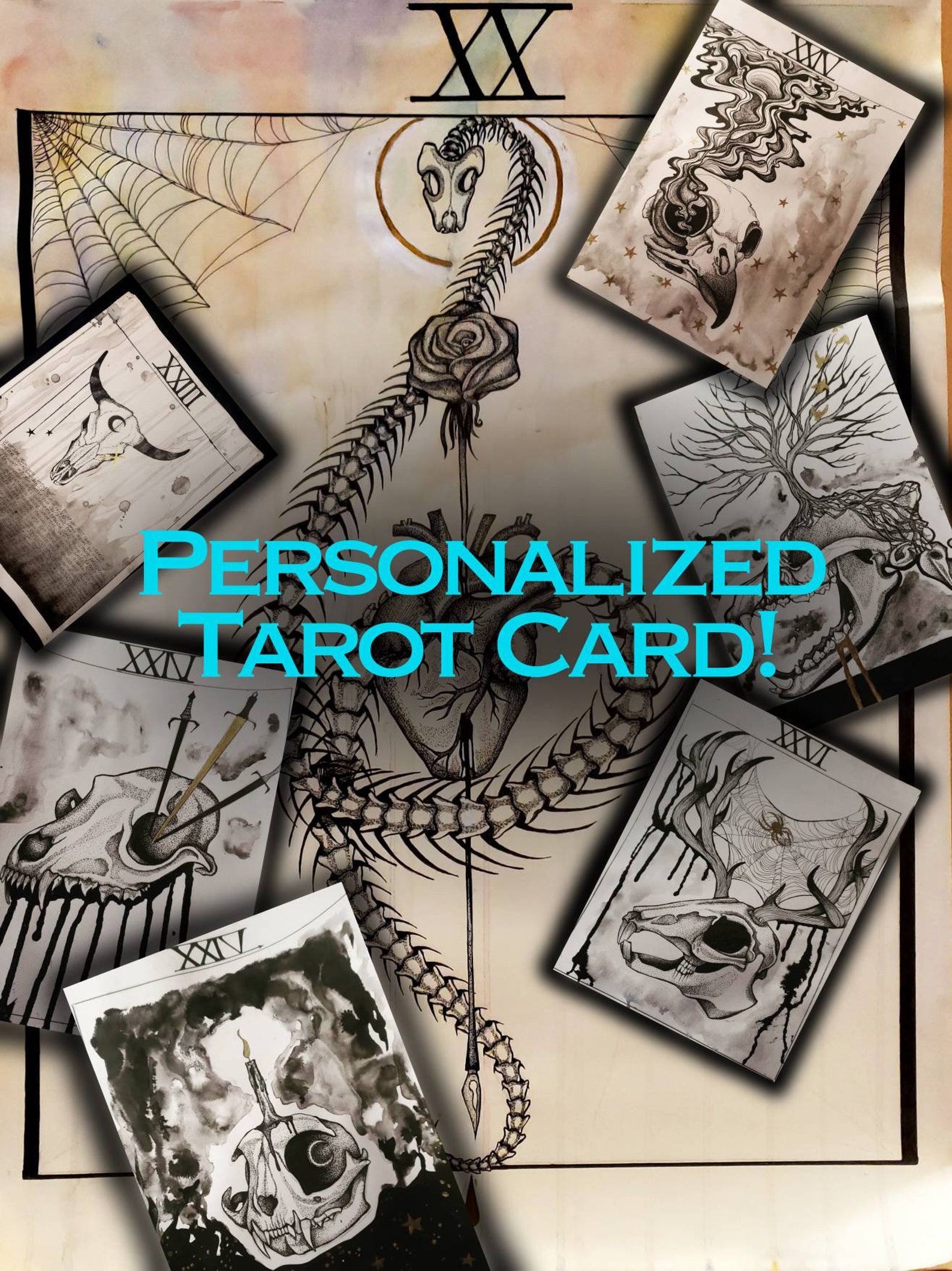 Personalized Tarot Card Drawing Etsy
