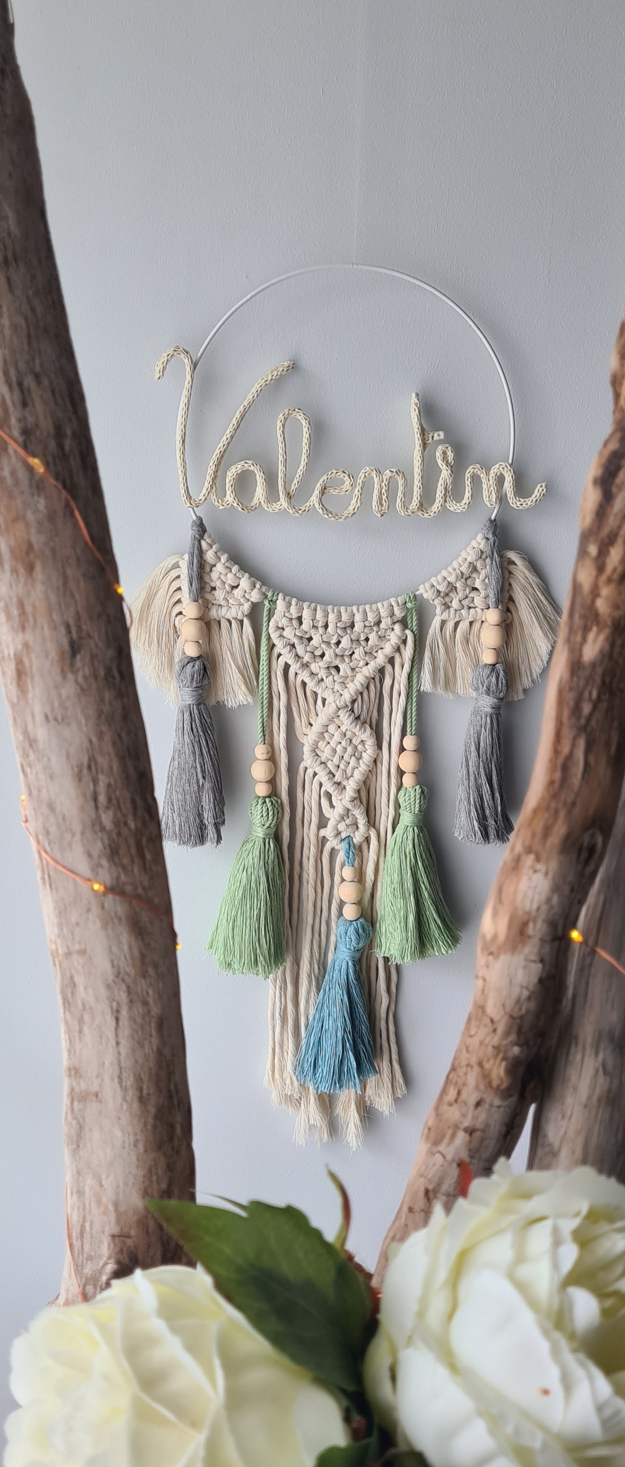 Couronne Prénom Macramé