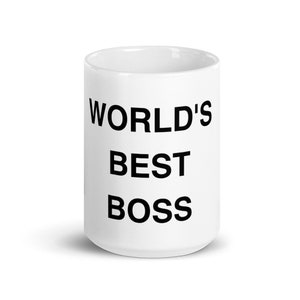 The Office / World's Best Boss Mug/ The boss /  Inspired by The Office TV Show / Gift for her / Gift for him