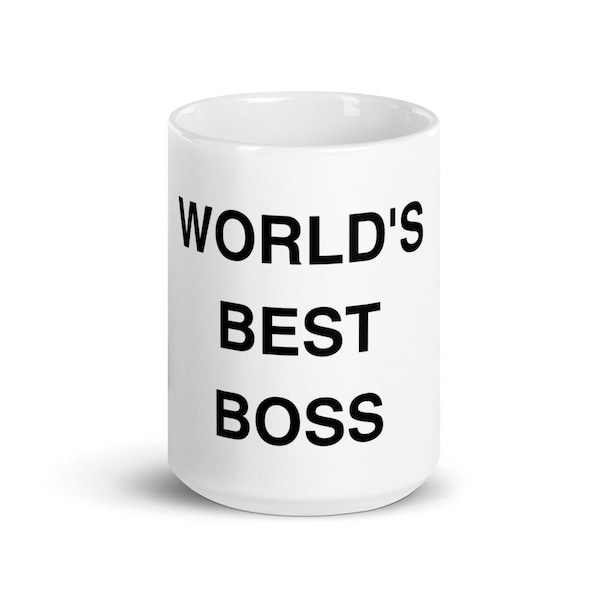 The Office / World's Best Boss Tasse / Der Chef / Inspiriert von The Office TV Show / Geschenk für sie / Geschenk für ihn