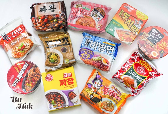 Boîte de nouilles instantanées coréennes 6 Boîte de ramen coréenne