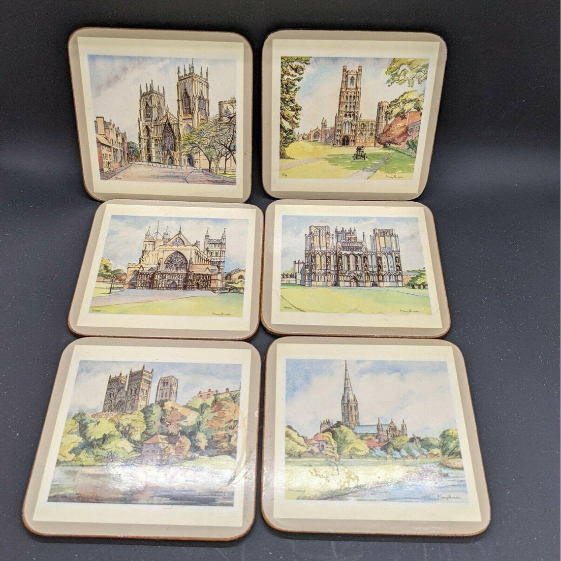 Vintage Pimpernel Coasters With English Castles Etsy