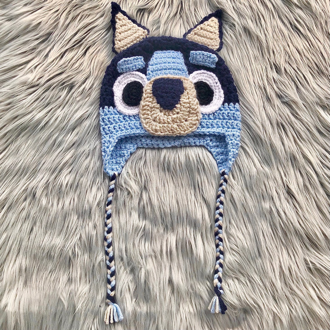 Crochet Bluey Hat Etsy
