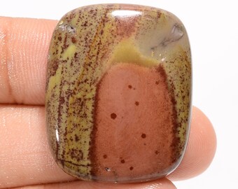 Natural Cherry Creek Jasper Radiant Shape Cabochon Loose Gemstone For Making Jewelry 44.5 Ct. 30X25X5 mm R-3997