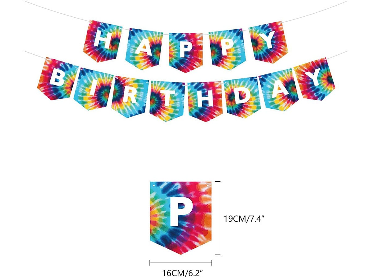 Tie Dye Party Supplies Set Tie Dye Party Decorations with Etsy