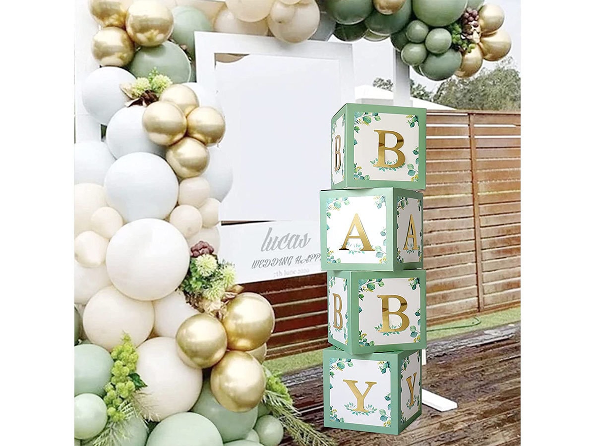 Sage Green Baby Shower Boxes for Birthday Party Decorations Etsy