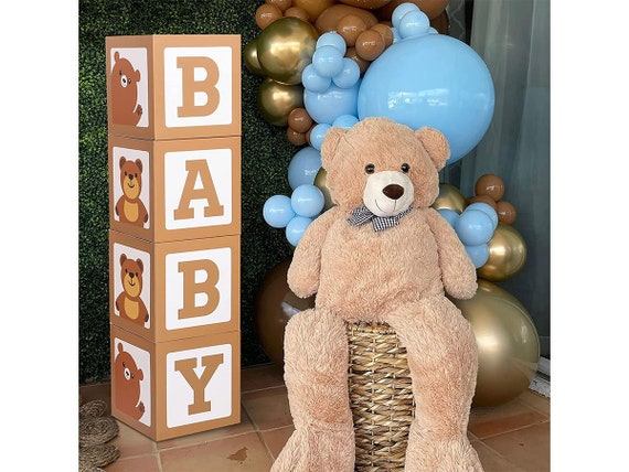 Paper & Party Supplies Teddy Bear Baby Shower Boxes for Birthday Party ...