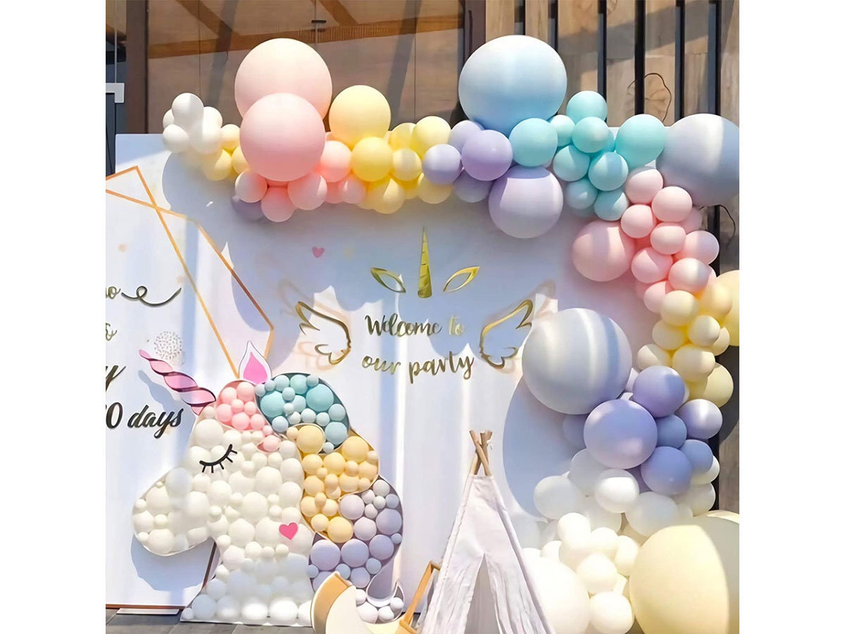 10 Inch Pastel Rainbow Balloon 100 Packballoon for Happy - Etsy