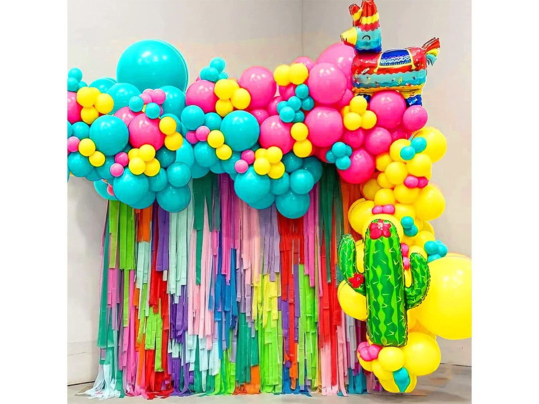 Fiesta Party Decorations 130PCS Fiesta Balloon Arch Garland Etsy 日本