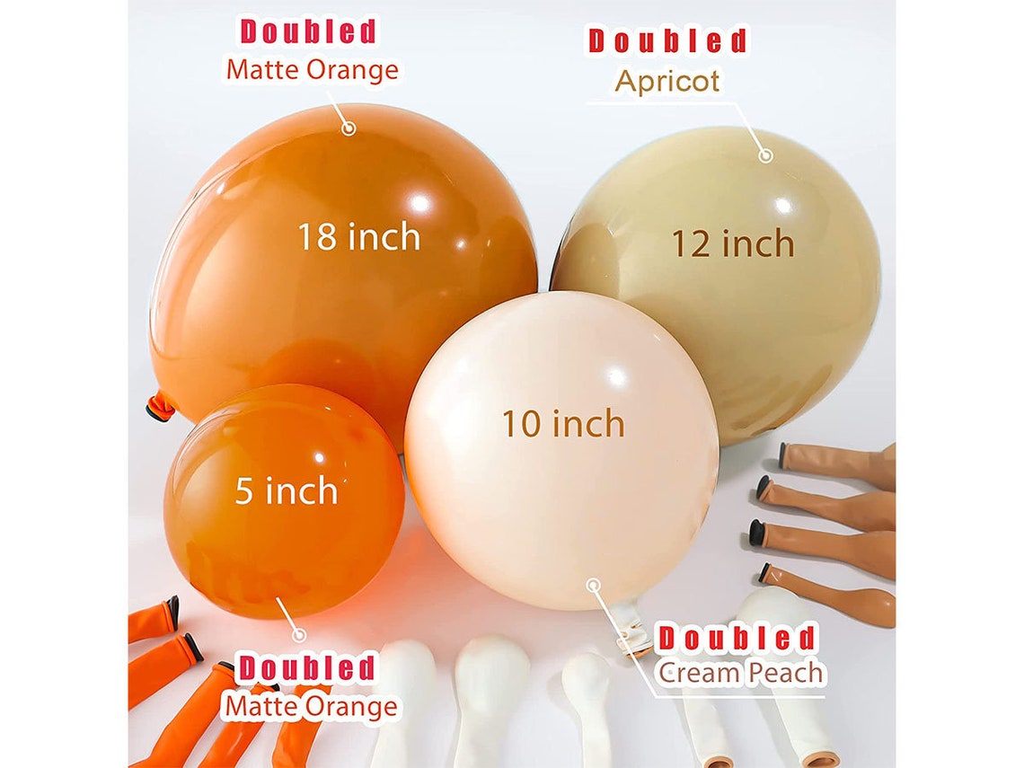 DIY 134pcs Doublestuffed Balloon Garland Arch Kit Balloon Etsy