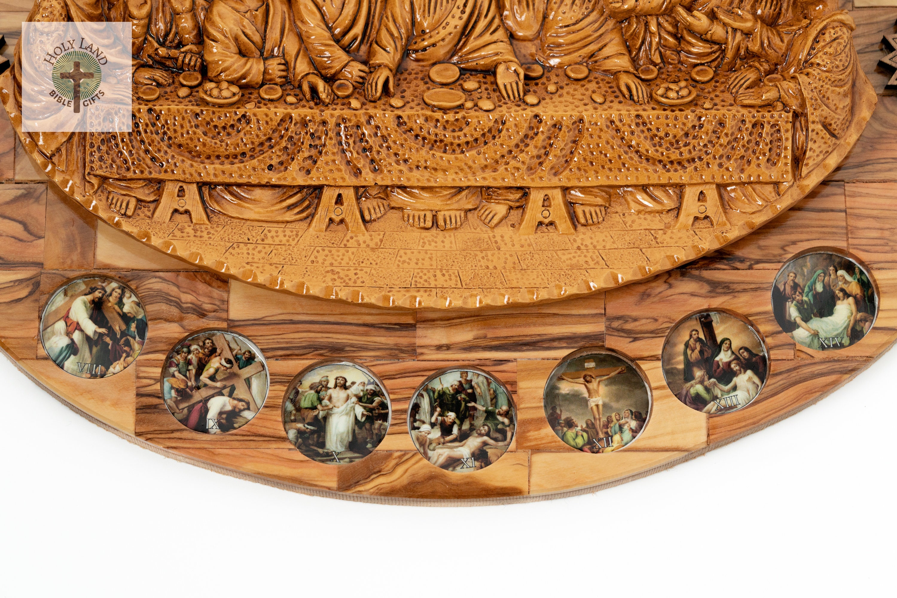 Olive Wood Last Supper Plaque, Christian Home Decor, Holy Land Art - Etsy