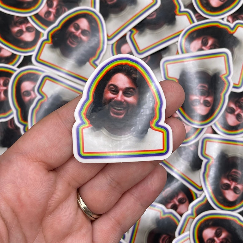 Koe Wetzel Rainbow Mugshot Glossy Vinyl Sticker Etsy