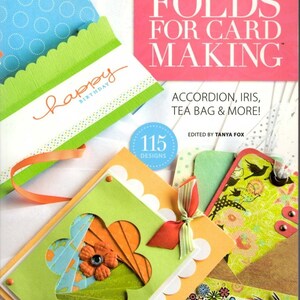 Instant Digital Download &#39;Fabulous Folds for Card Making&#39; Ebook, Traditional Art, Mixed Media Art, Cards for Parties, Birthday Cards