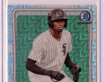 2020 Luis Robert Bowman Chrome Mojo Refraktor Rookie Karte #BCP-150 GEM MINT Zustand Weiß Sox