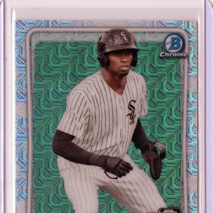 2020 Luis Robert Bowman Chrome Mojo Réfractaire Rookie Card #BCP-150 GEM MINT Condition White Sox