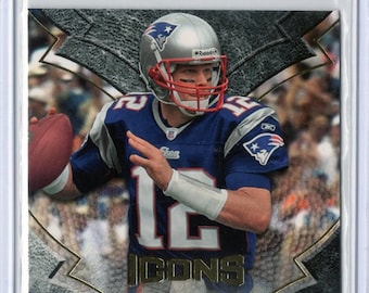 Tarjeta de iconos de la cubierta superior de Tom Brady 2008 n.° 58, impecable
