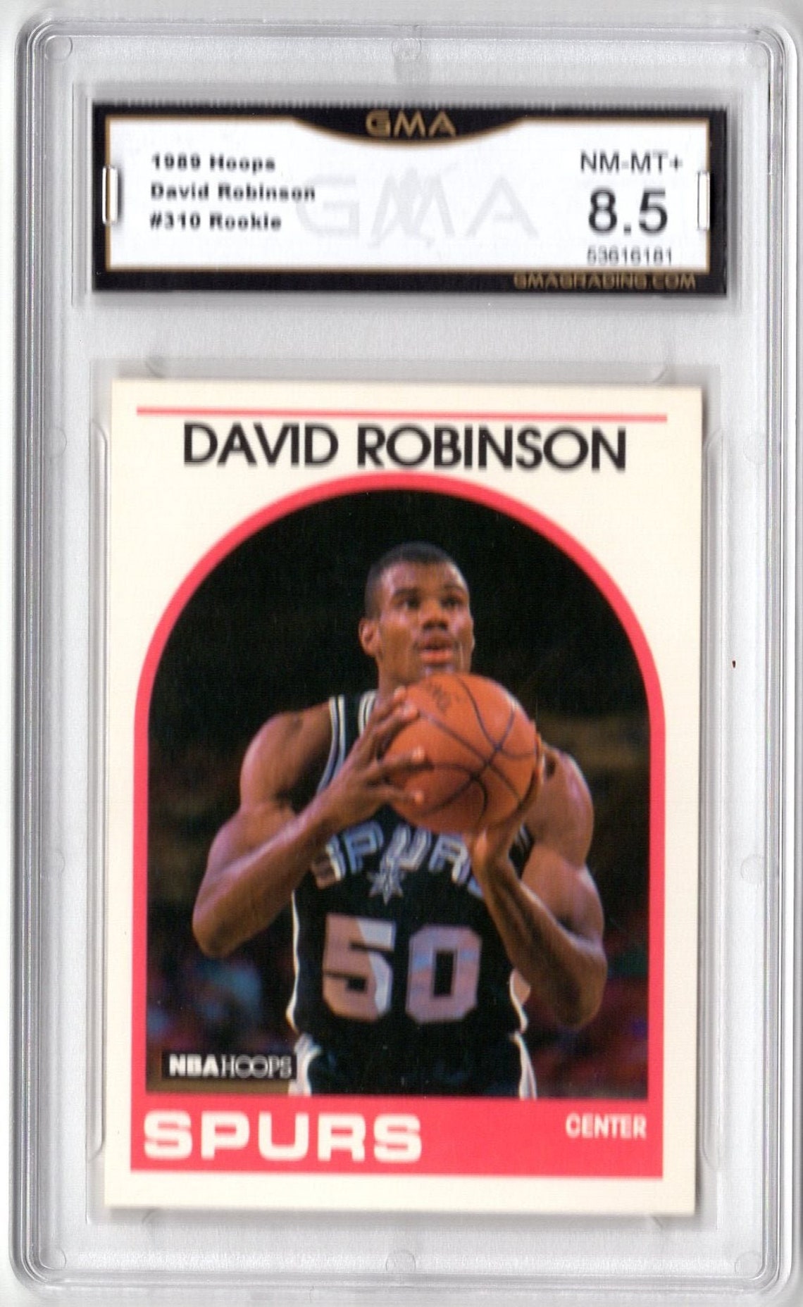 1989 David Robinson NBA Hoops Rookie Card #310 NM-MT+ 8.5 - Etsy